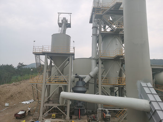 325 मेश स्लैग वर्टिकल रॉ मिल सीमेंट प्लांट बड़े पैमाने पर 5000kw