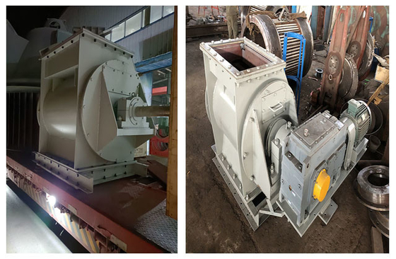 सीमेंट प्लांट में वीआरएम एयर लॉक फीडर रोटरी फीडर 15kW 1460r / min