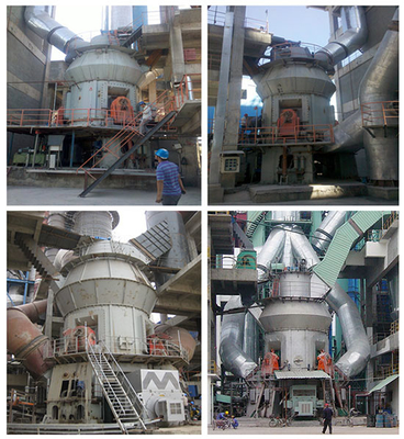 HVM स्टाइल डस्ट फ्री एनर्जी एफिशिएंट सीमेंट रॉ मील वर्टिकल मिल 100t/H