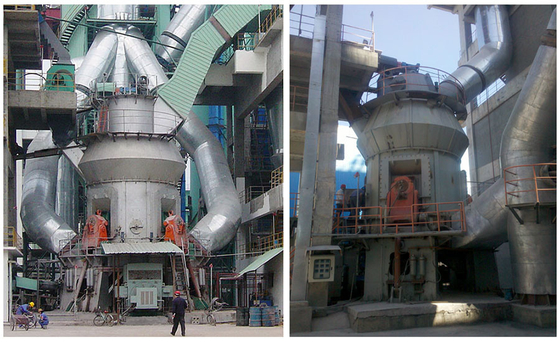 कच्चा माल स्लैग कैल्शियम कार्बोनेट ग्राइंडिंग प्लांट के लिए 85t/H वर्टिकल रॉ मिल