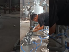 बड़े वॉल्यूम के वायवीय परिवहन पंप उपकरण घने चरण ट्रांसमिशन टैंक